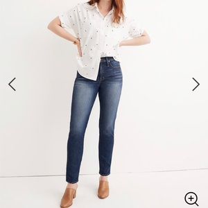 Madewell slim straight jeans